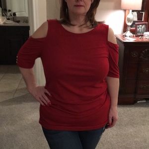 Deep red WHBM Blouse